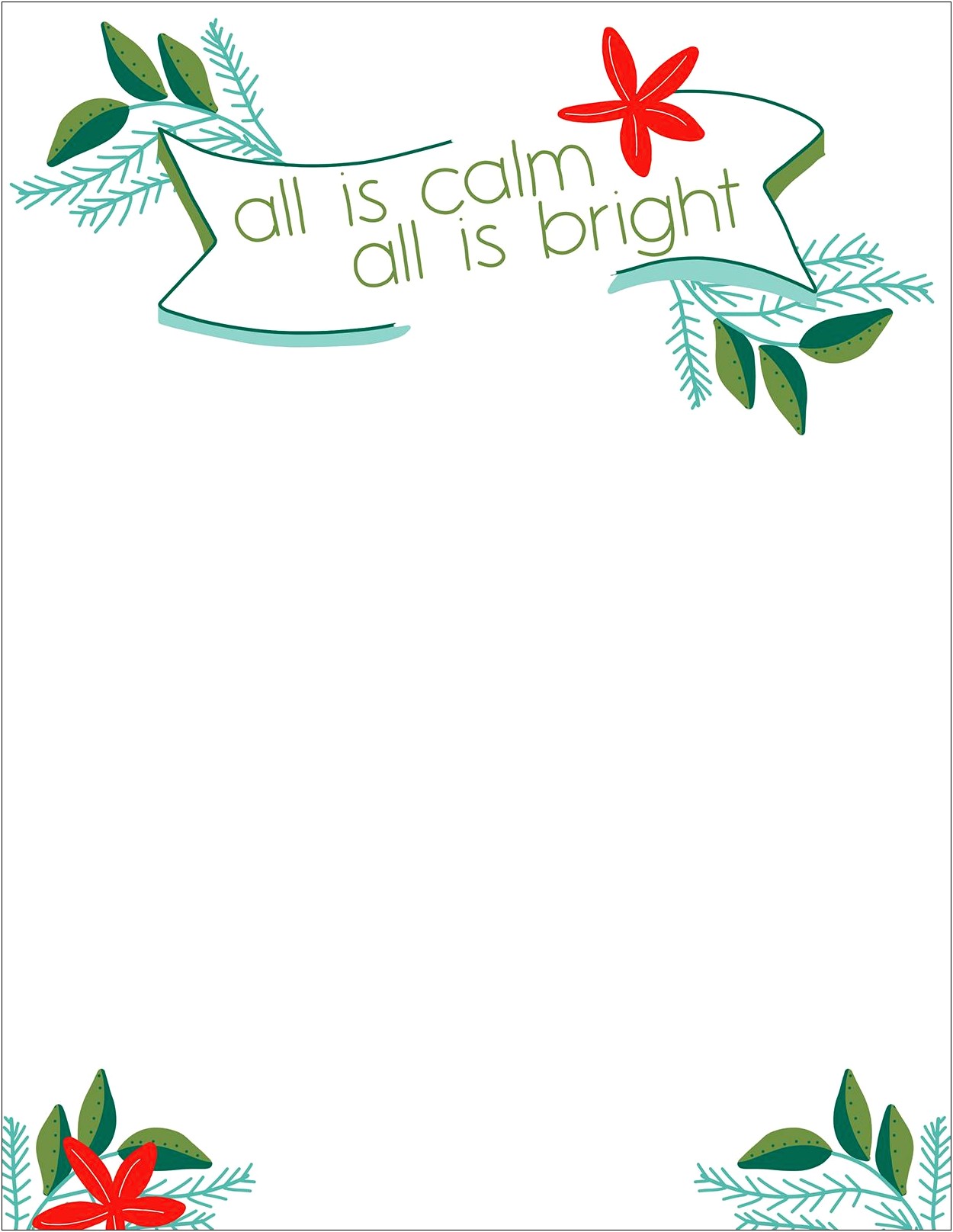 Background Free Christmas Templates For Word