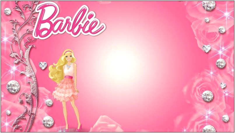 Barbie Birthday Invitation Templates Free Download