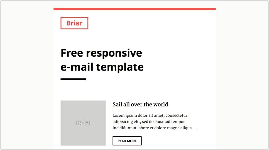 Beautiful And Responsive Newsletter Templates Free