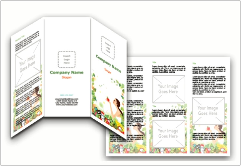 Beauty Brochure Templates Vector Free Download