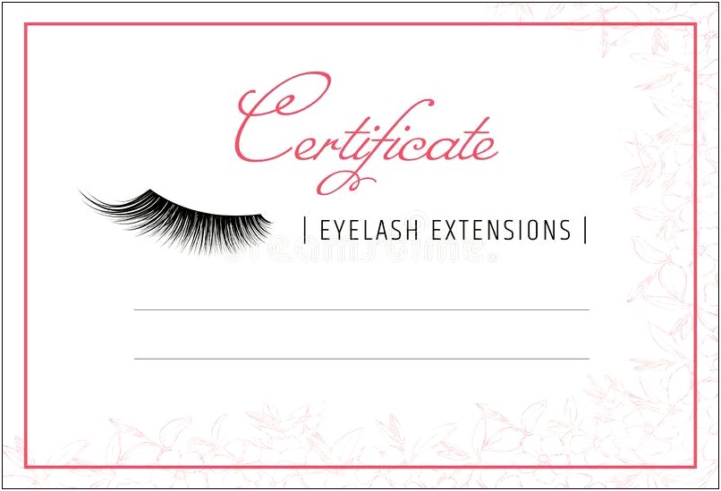 Beauty Parlour Certificate Template Free Download