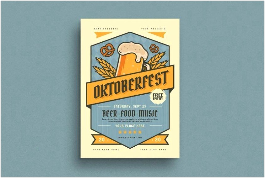 Beer Festival Flyer Free Psd Template
