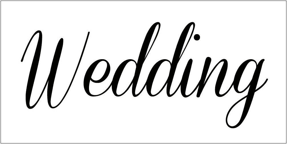 Best Font To Use For Wedding Invitations