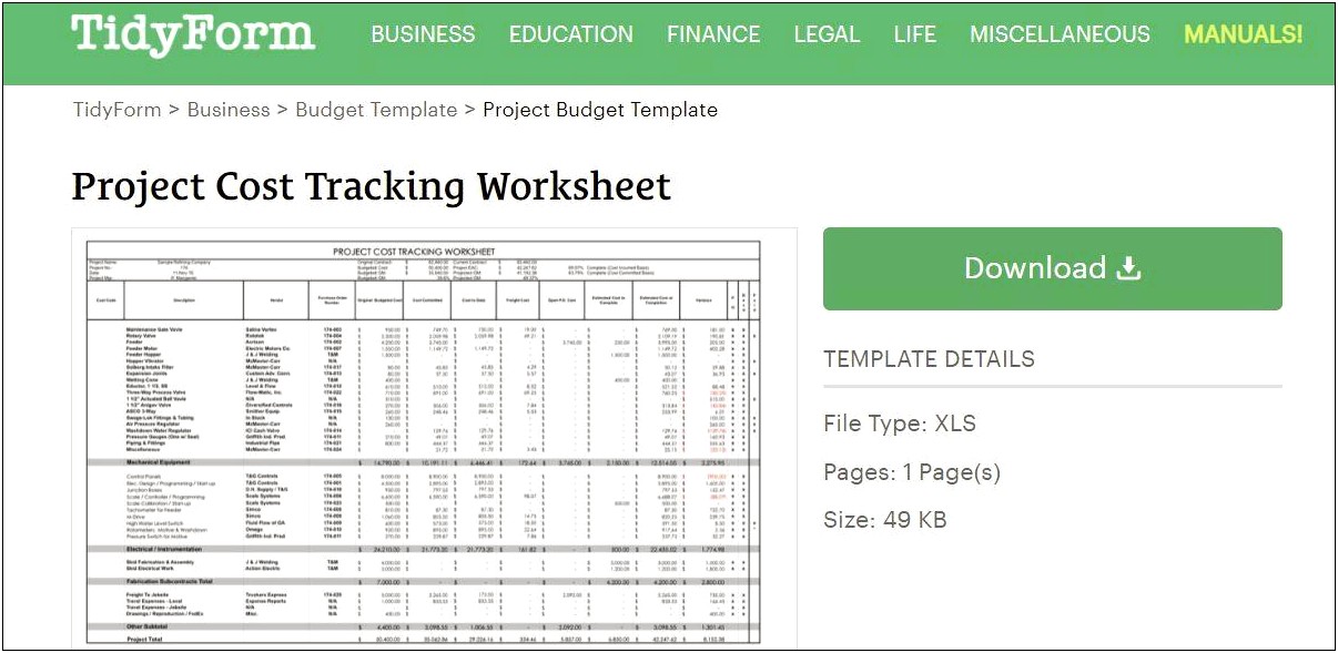 Best Free Excel Template For Project Management