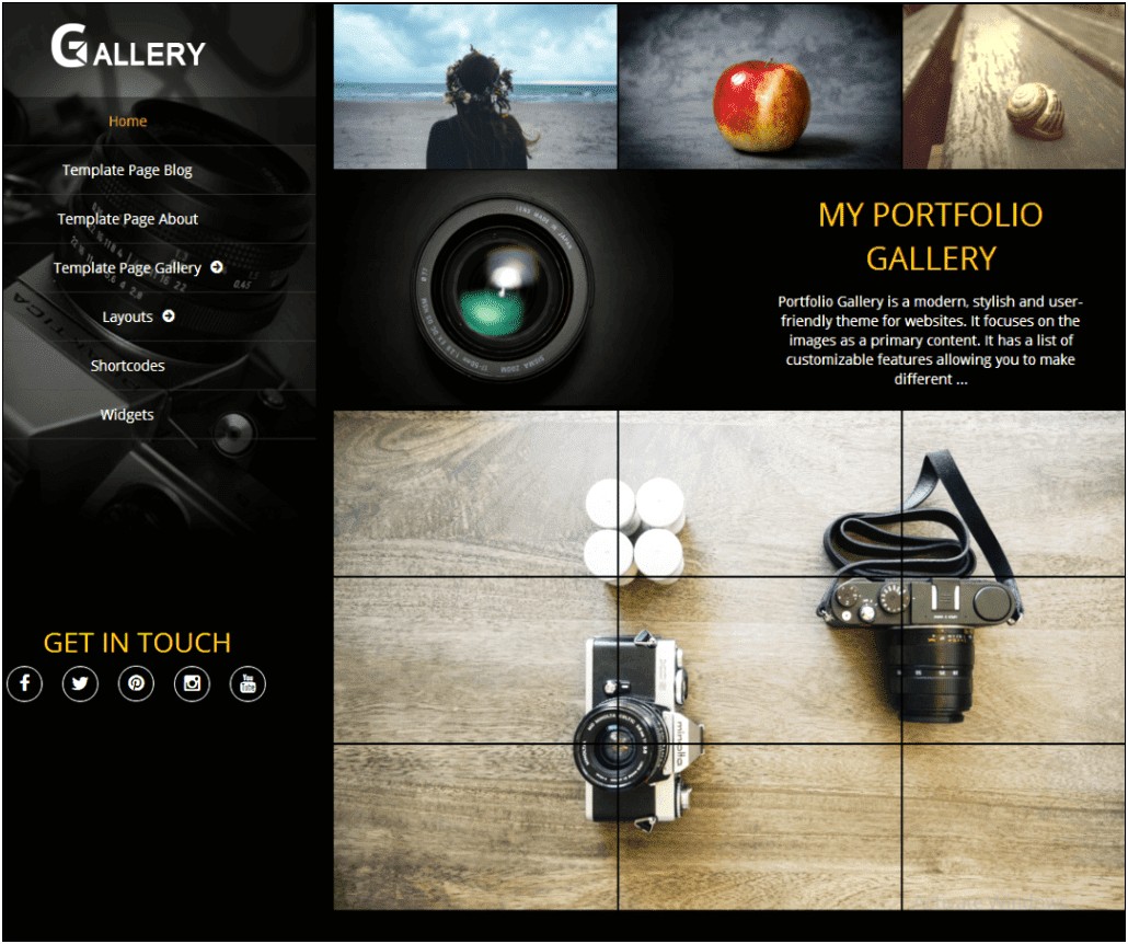 Best Free Photography Templates For Blogger