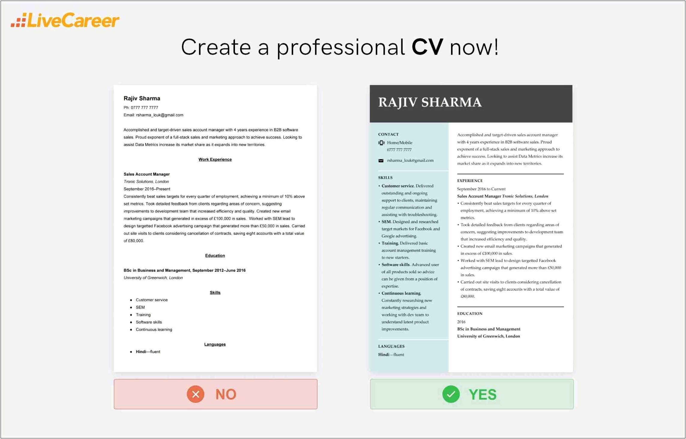 Best Free Professional Cv Template Word