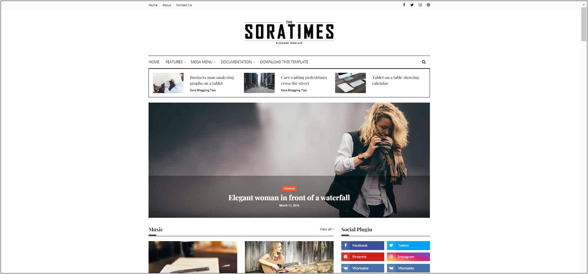 Best Free Responsive Blogger Templates 2020 Ecommerce Clothes