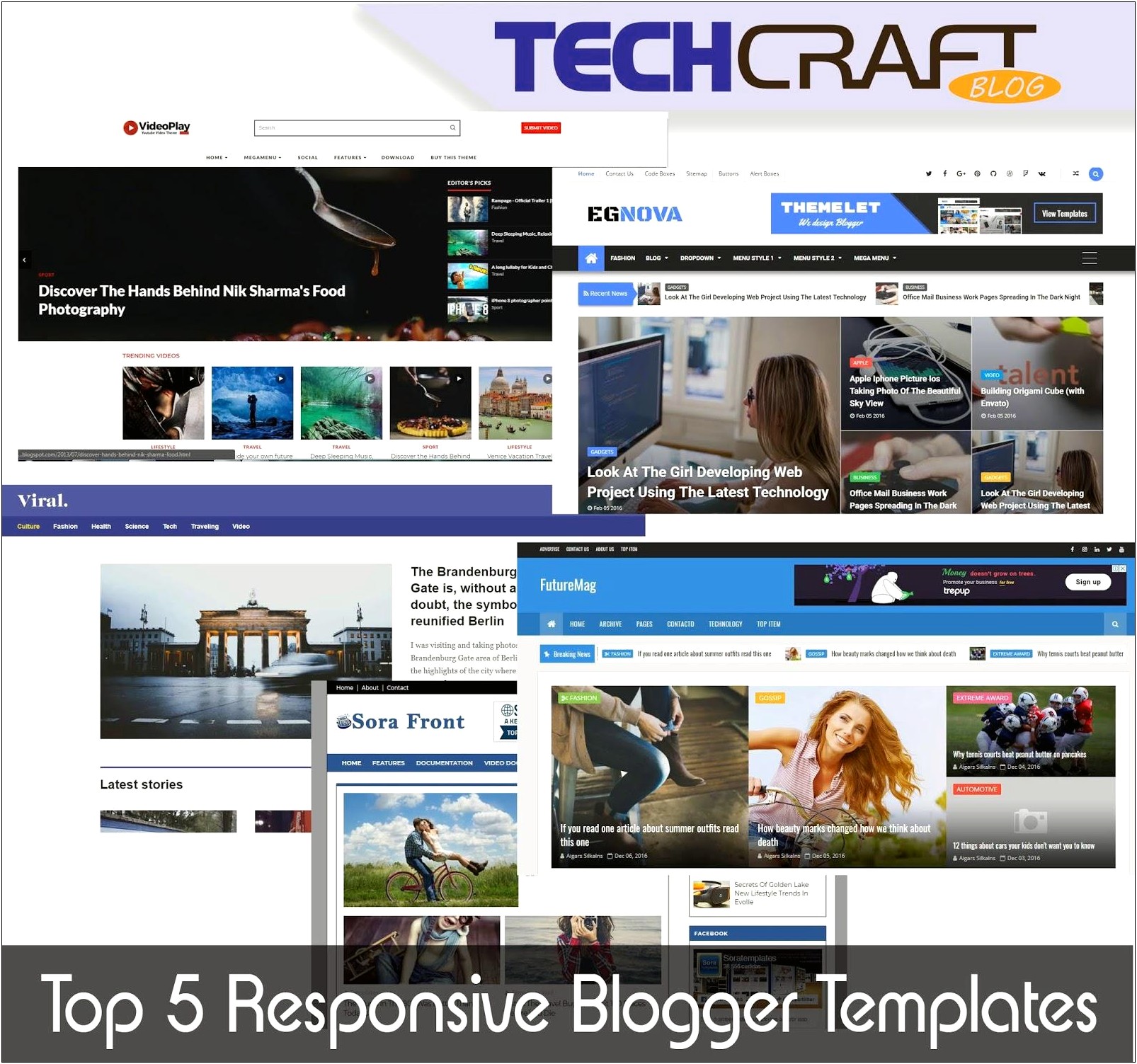 Best Free Responsive Blogger Templates Download