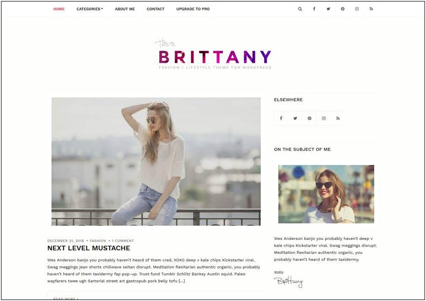 Best Free Templates For Lifestyle Blogs