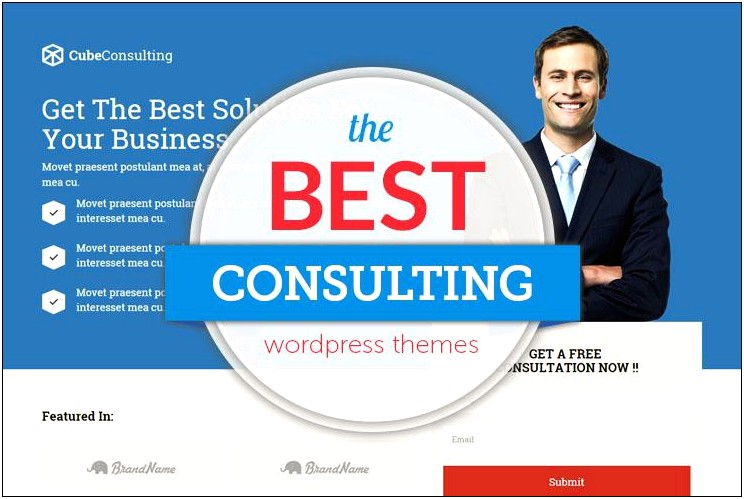 Best Free Wordpress Templates For Consultants