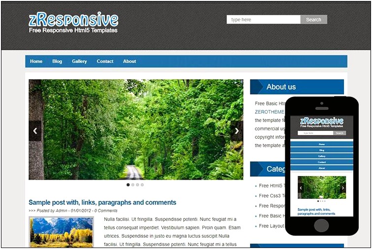 Best Html Responsive Templates Free Download