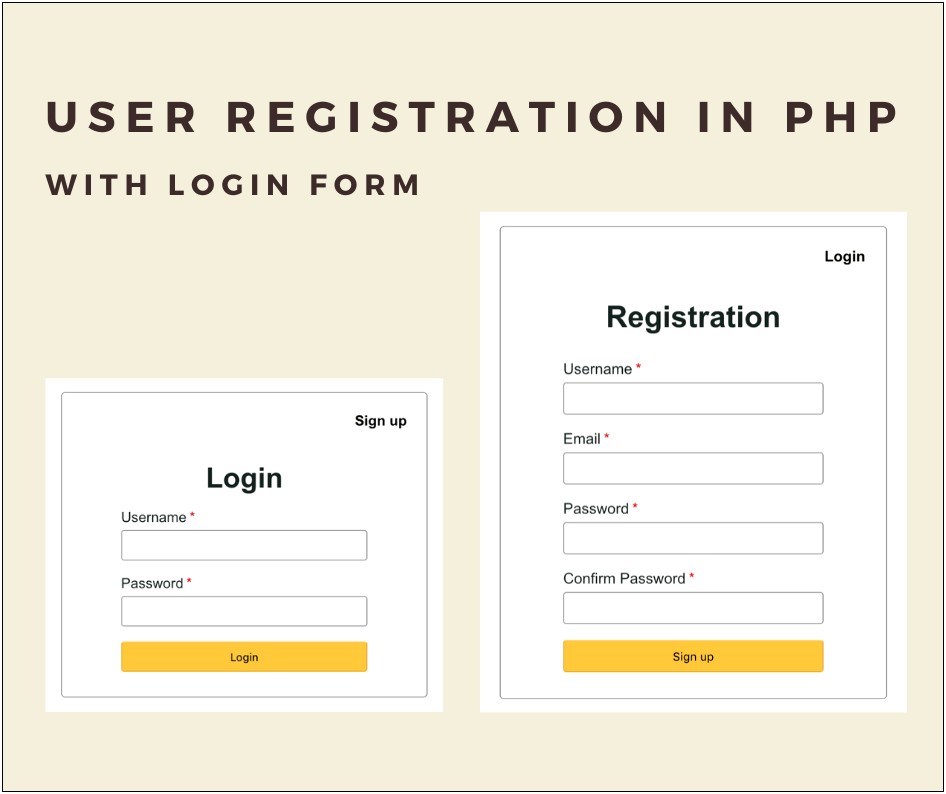 Best Php Registration Form Templates For Free