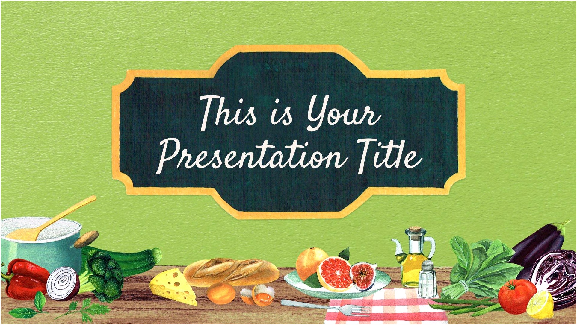 Best Powerpoint Template For Diet Free