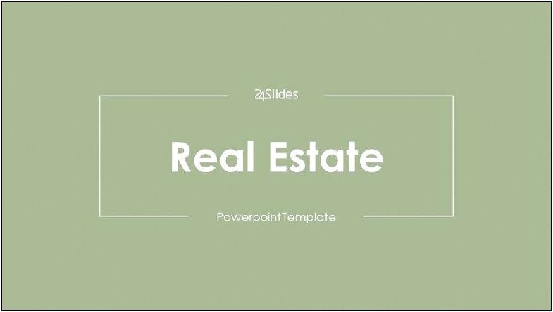 Best Ppt Templates Real Estate Free Download