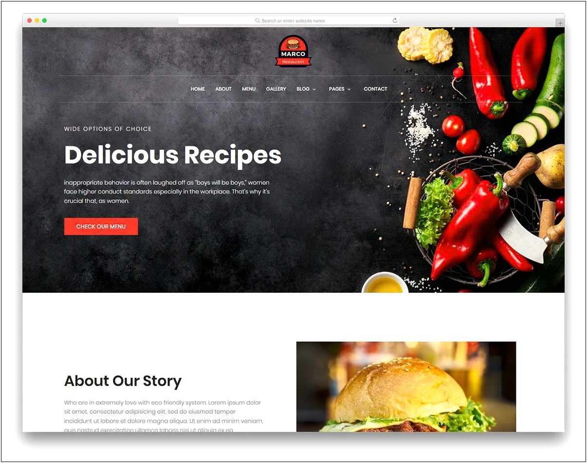 Best Restaurant Html Templates Free Download