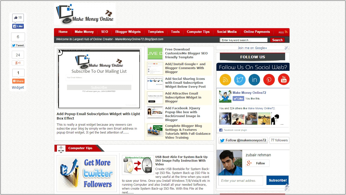Best Seo Friendly Blogger Template Free