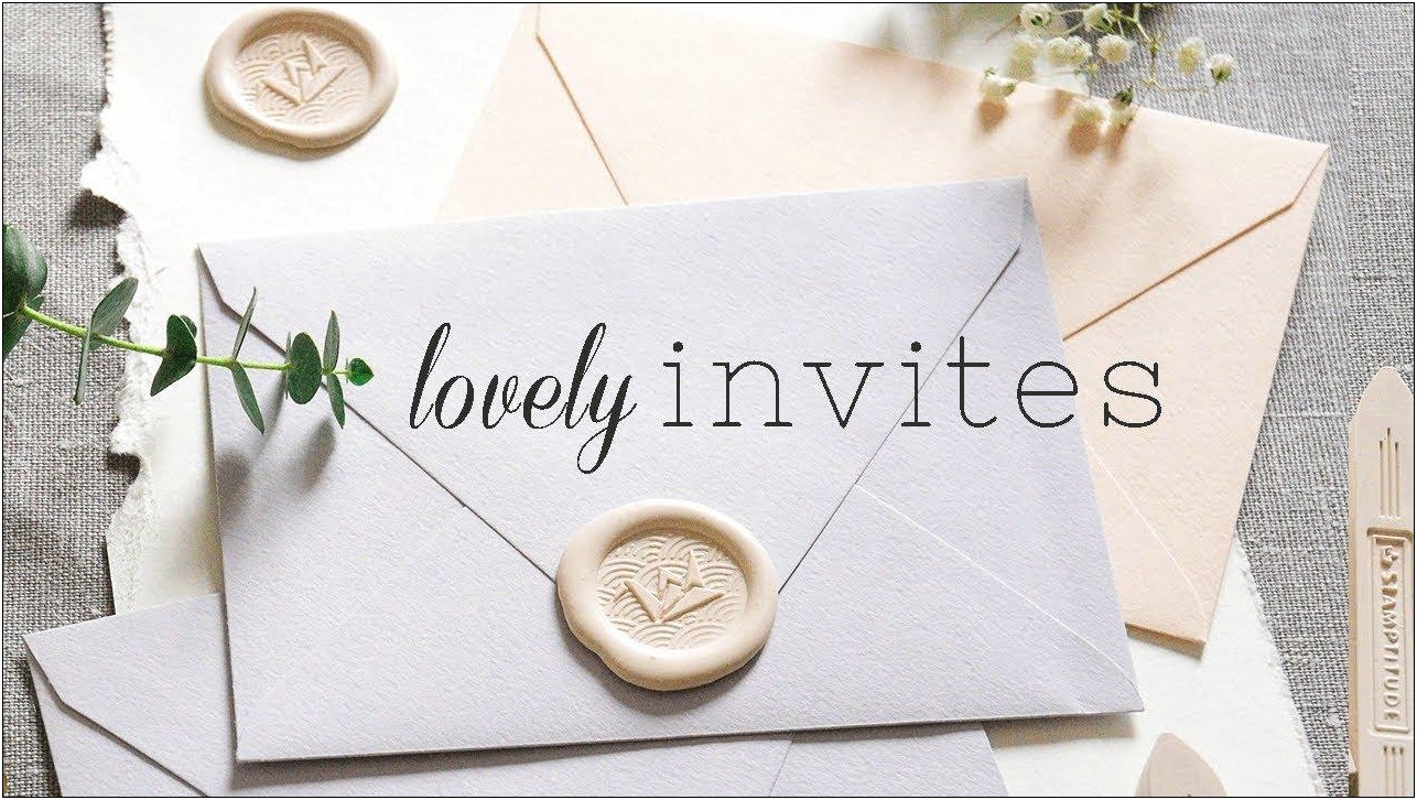 Best Way To Seal Wedding Invitation Envelopes