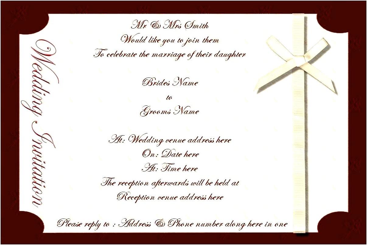Best Wedding Invitation Cards Designs Free Download