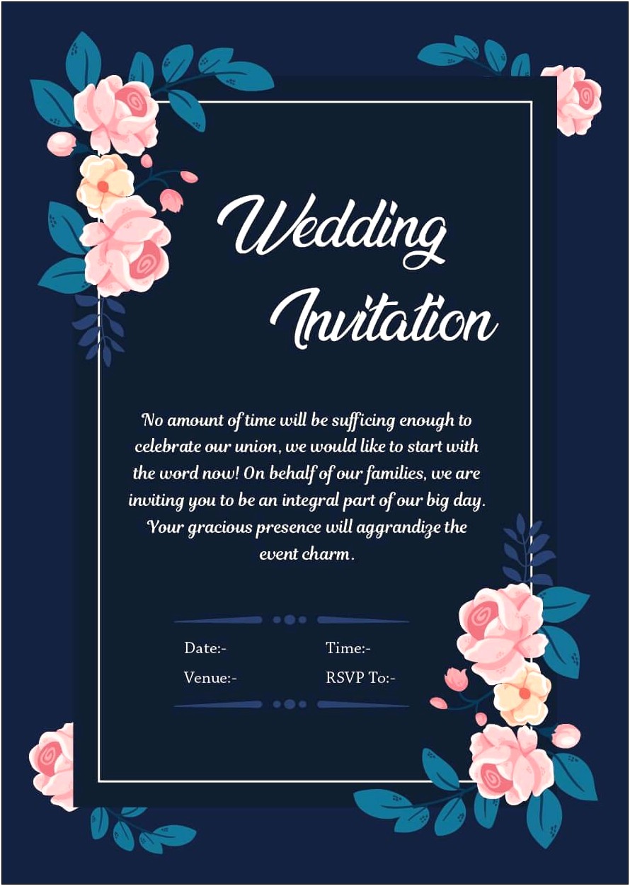 Best Wedding Invitation Email For Office Colleagues