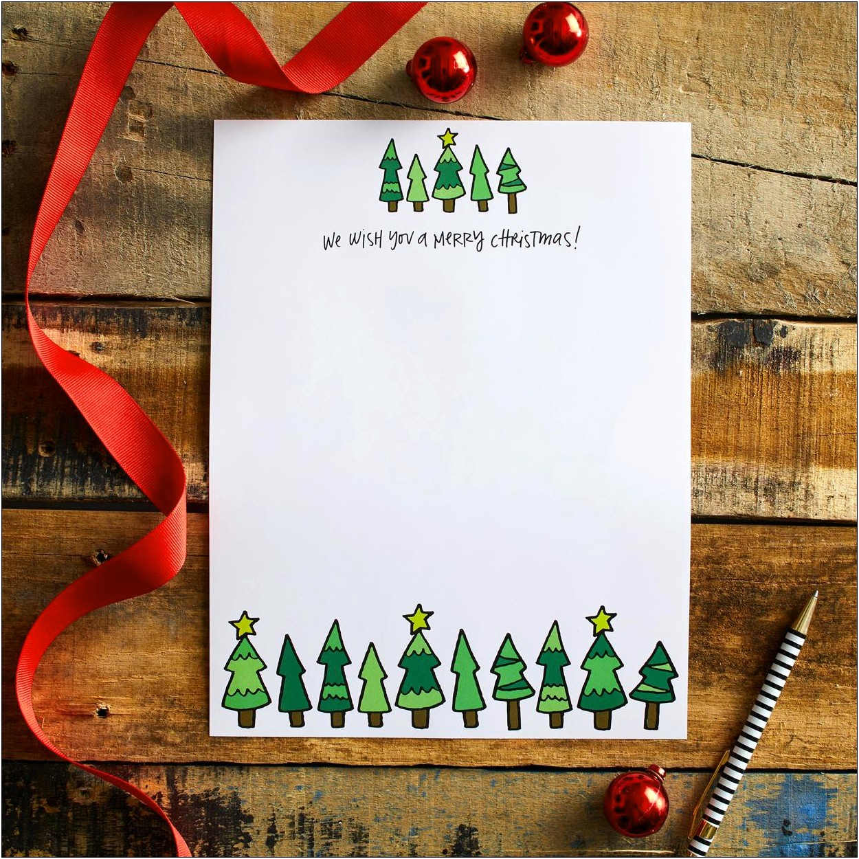 Better Homes And Gardens Free Christmas Letter Templates