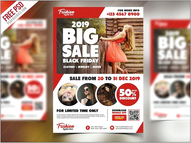 Big Sale Promotion Flyer Templates Free