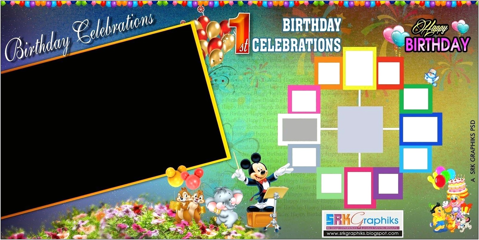 Birthday Background Template Psd Free Download