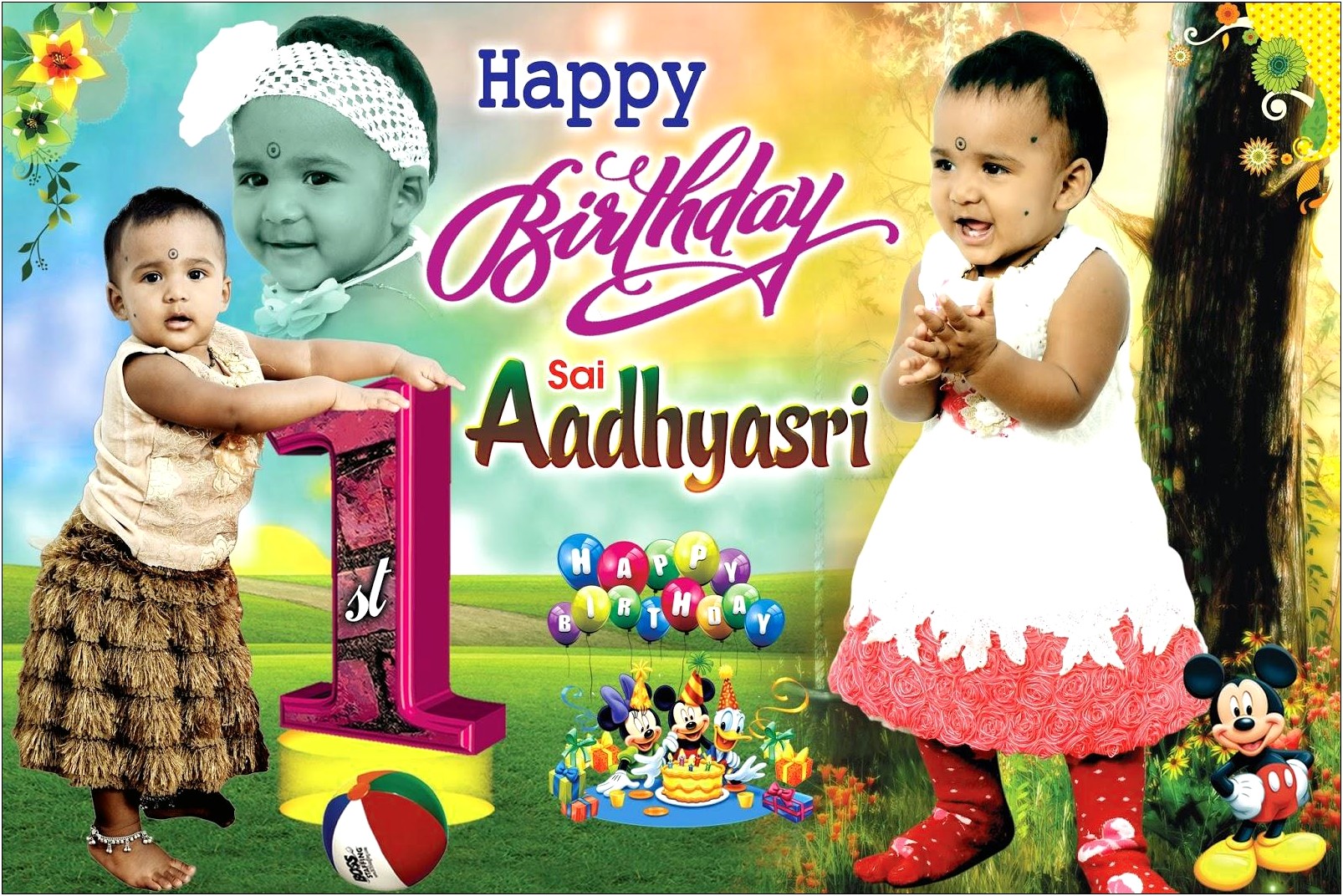 Birthday Banner Design Photoshop Template For Free