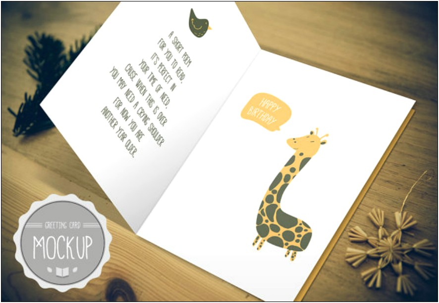 Birthday Card Psd Template Free Download