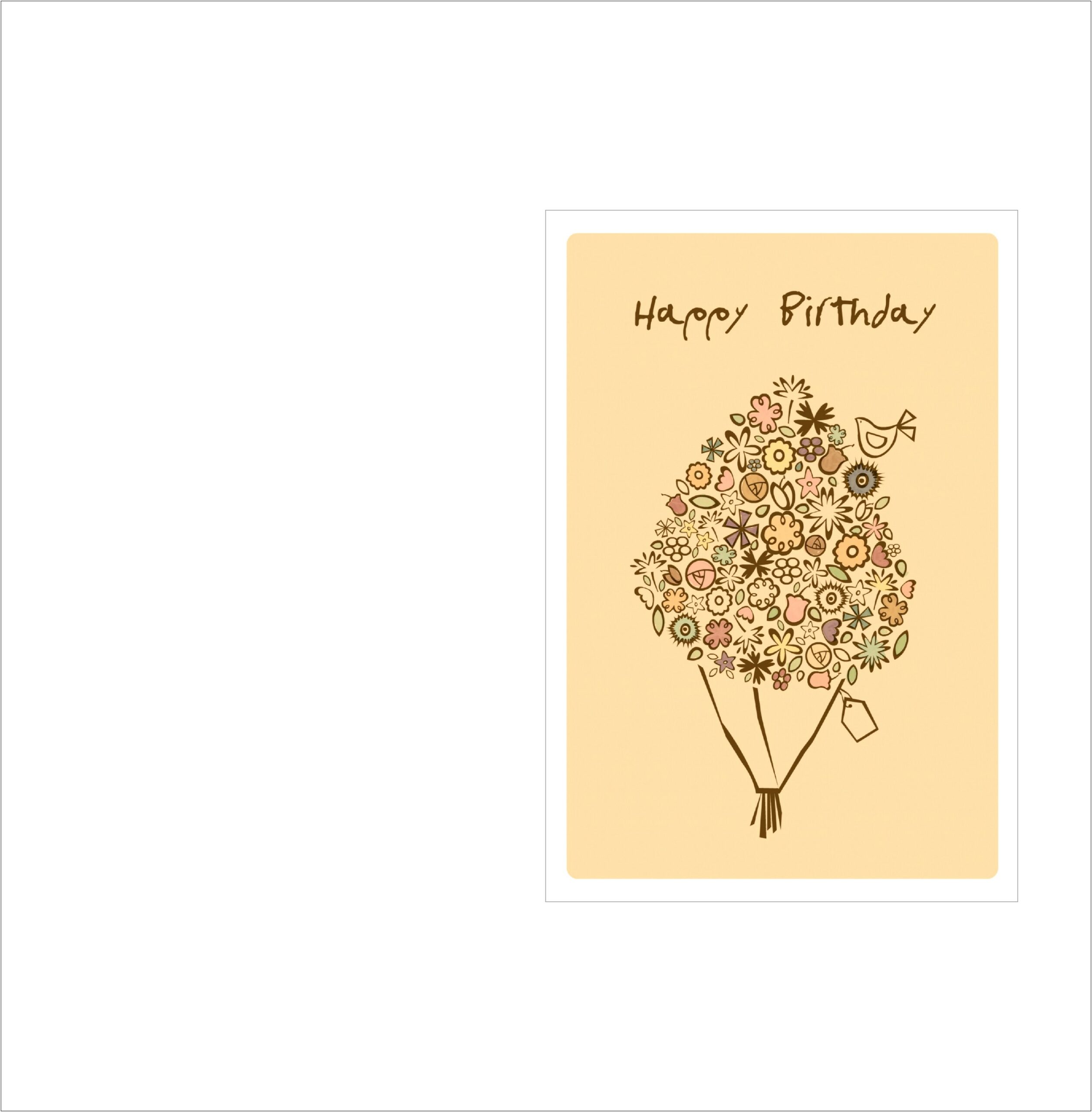 Birthday Card Templates For Free Download