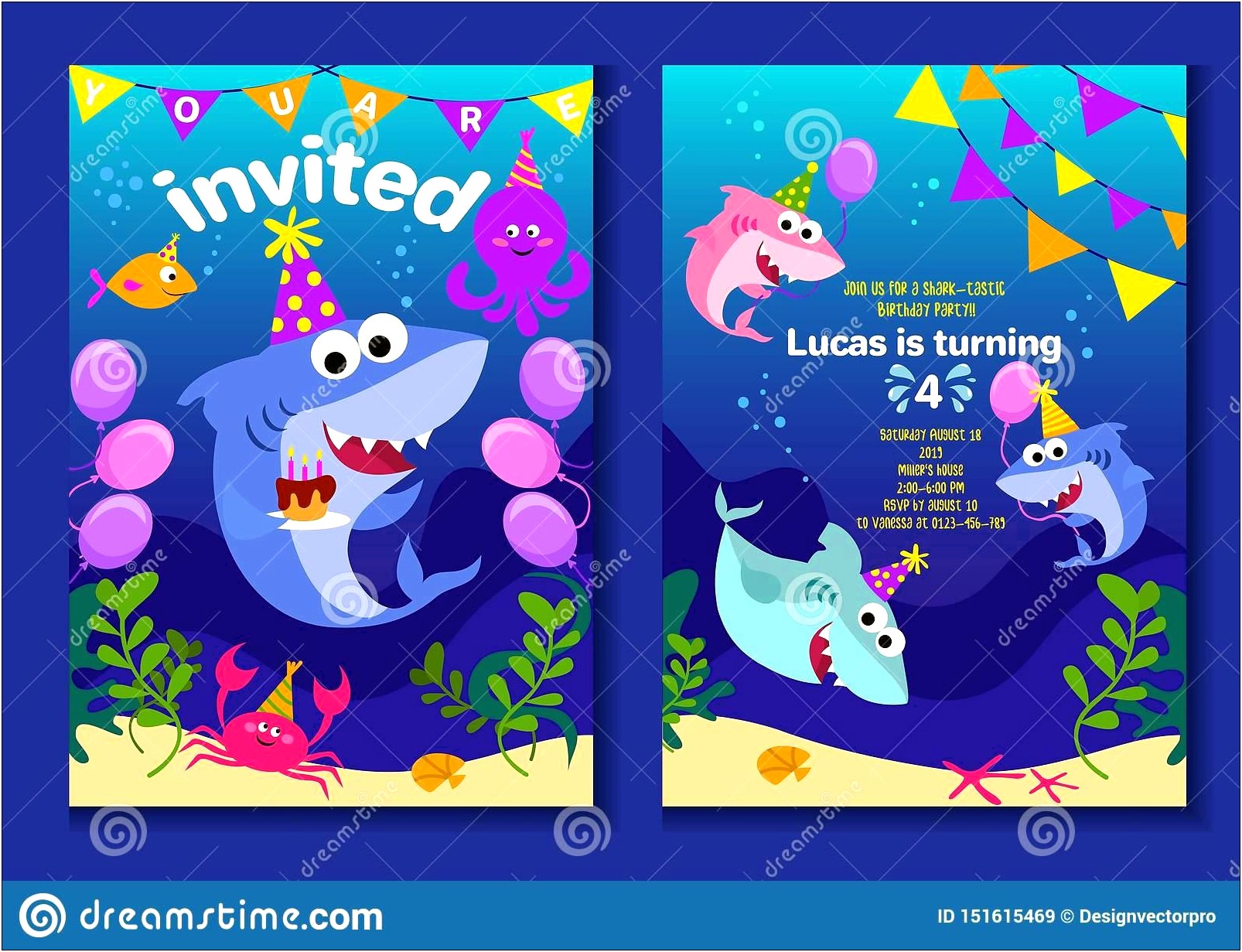 Birthday Party Boy Water Park Template Invite Free