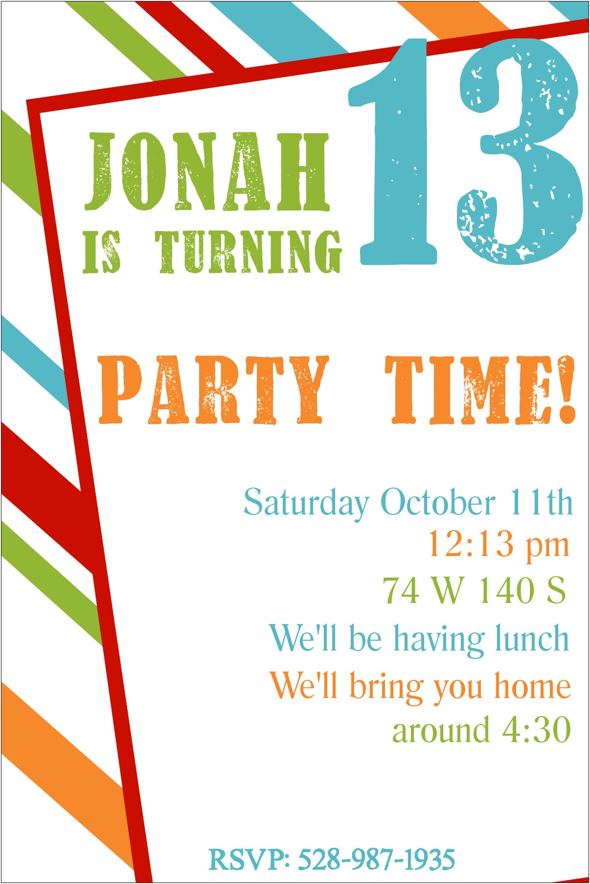 Birthday Party Invitation Templates Free Download