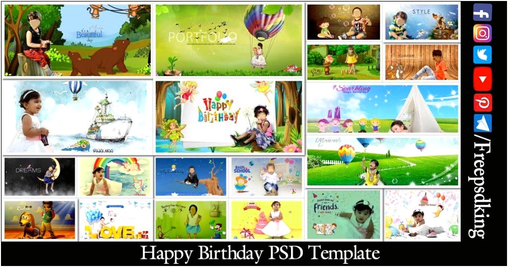 Birthday Wishes Design Templates Free Download