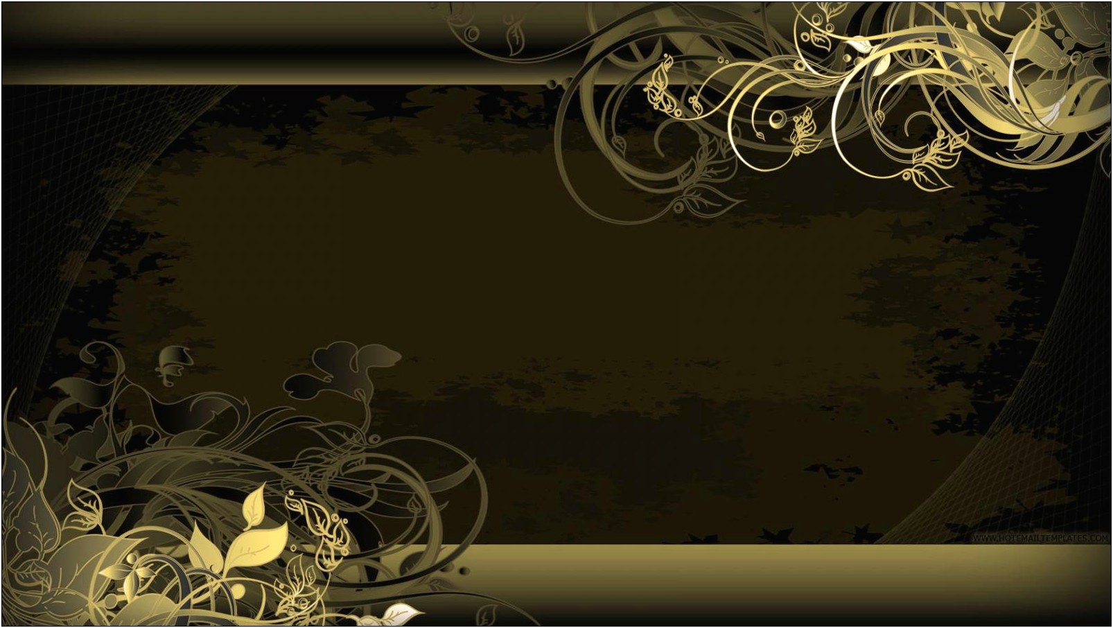 Black And Gold Powerpoint Templates Free Download