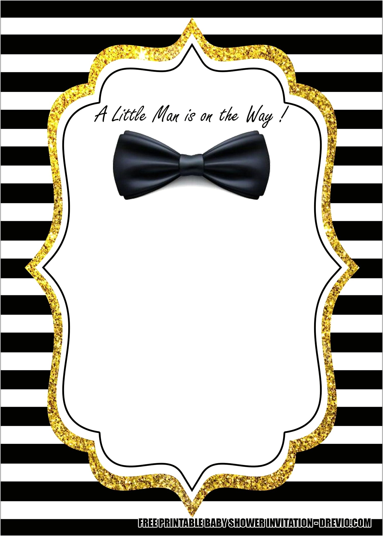 Black And White Party Invitation Templates Free Download