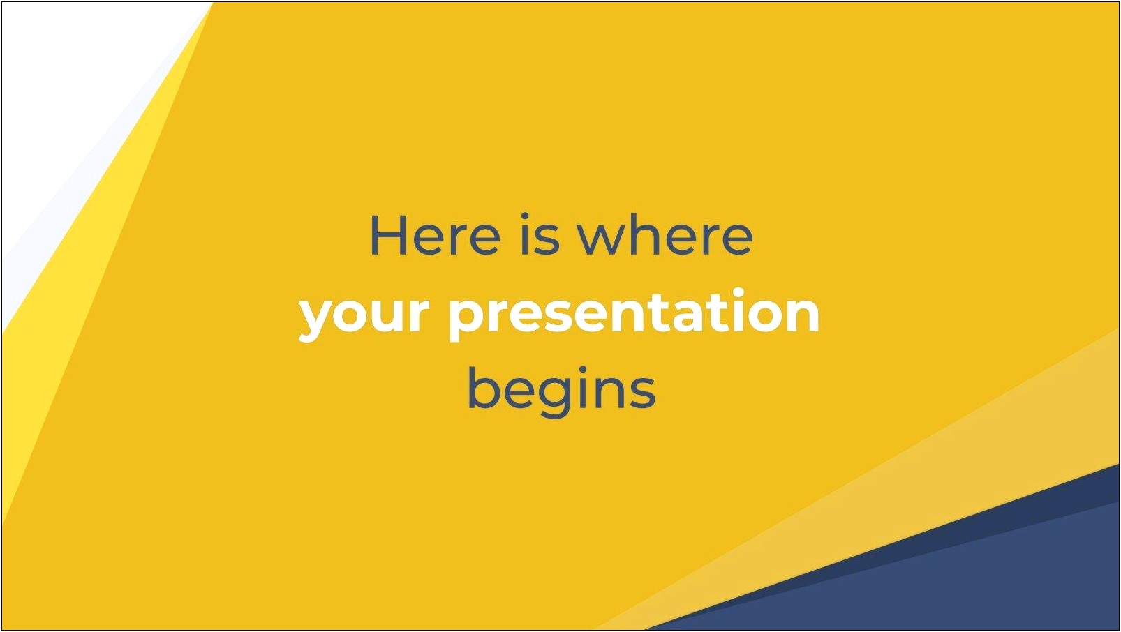 Black And Yellow Powerpoint Template Free