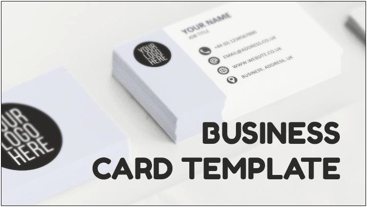 Blank Business Card Template Free Microsoft Word