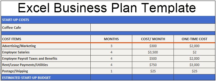 Blank Business Plan Template Word Free