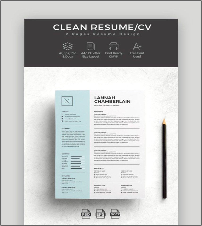 Blank Cv Templates Free Download Word