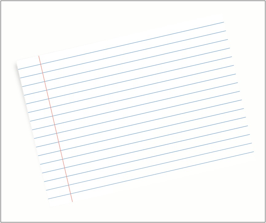Blank Flash Card Template Free Download