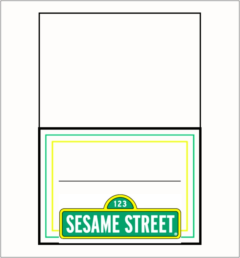 Blank Sesame Street Sign Templates Free