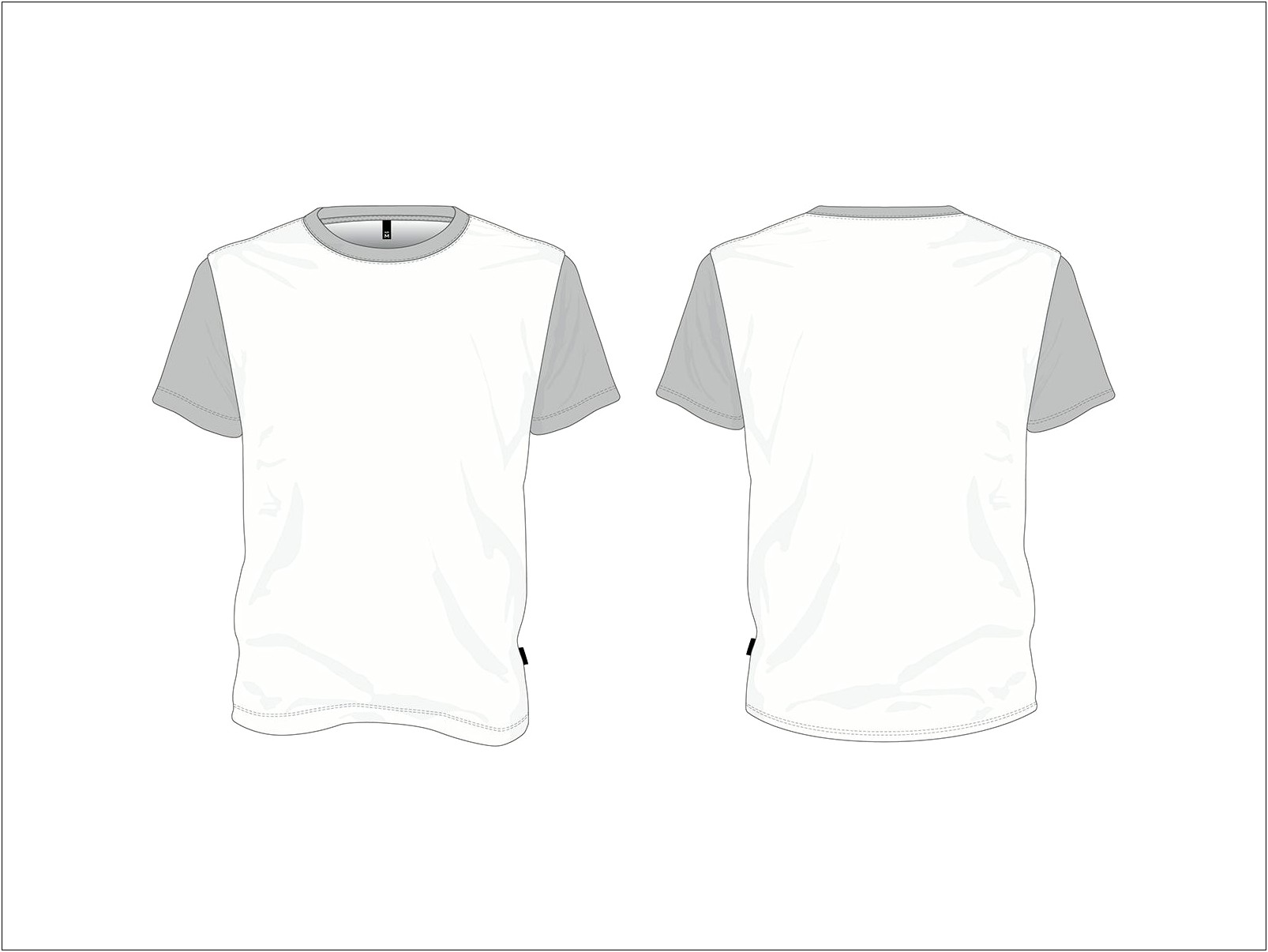 Blank T Shirt Template For Design Free