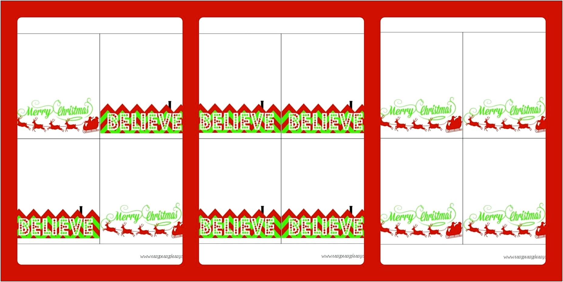 Blank Treat Bag Topper Template Free