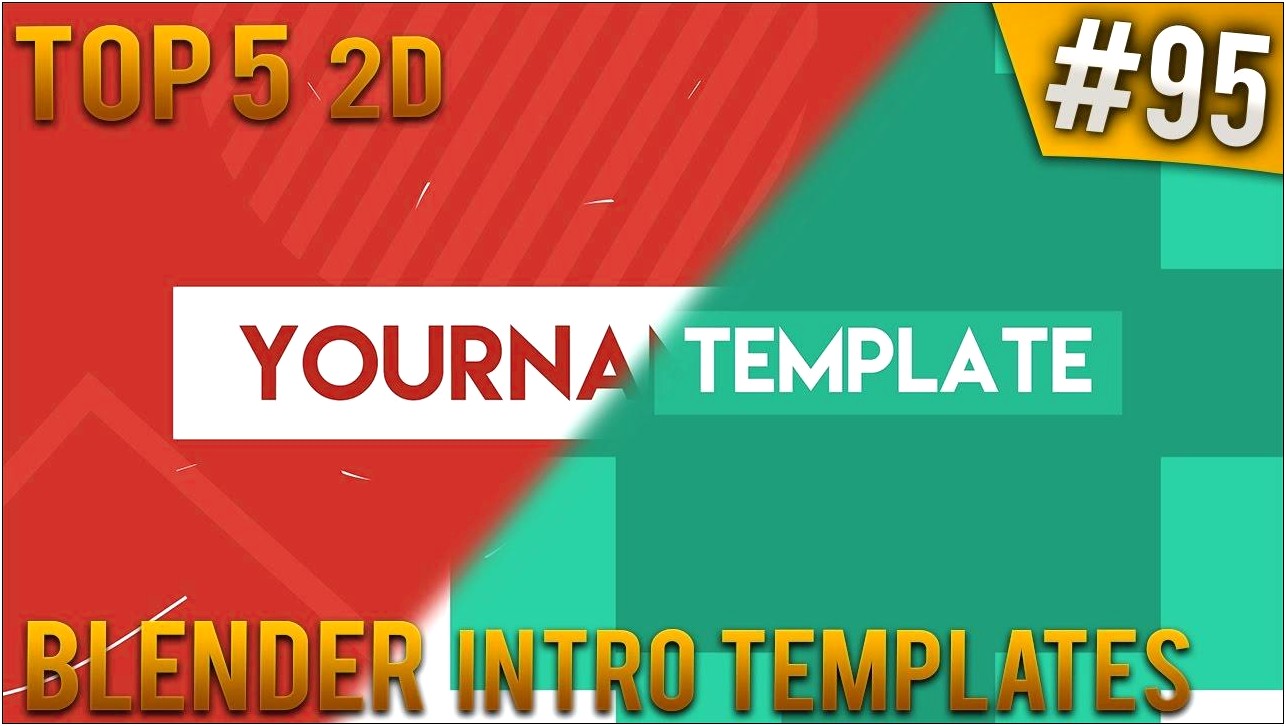 Blender Intro Templates Gaming Free Download