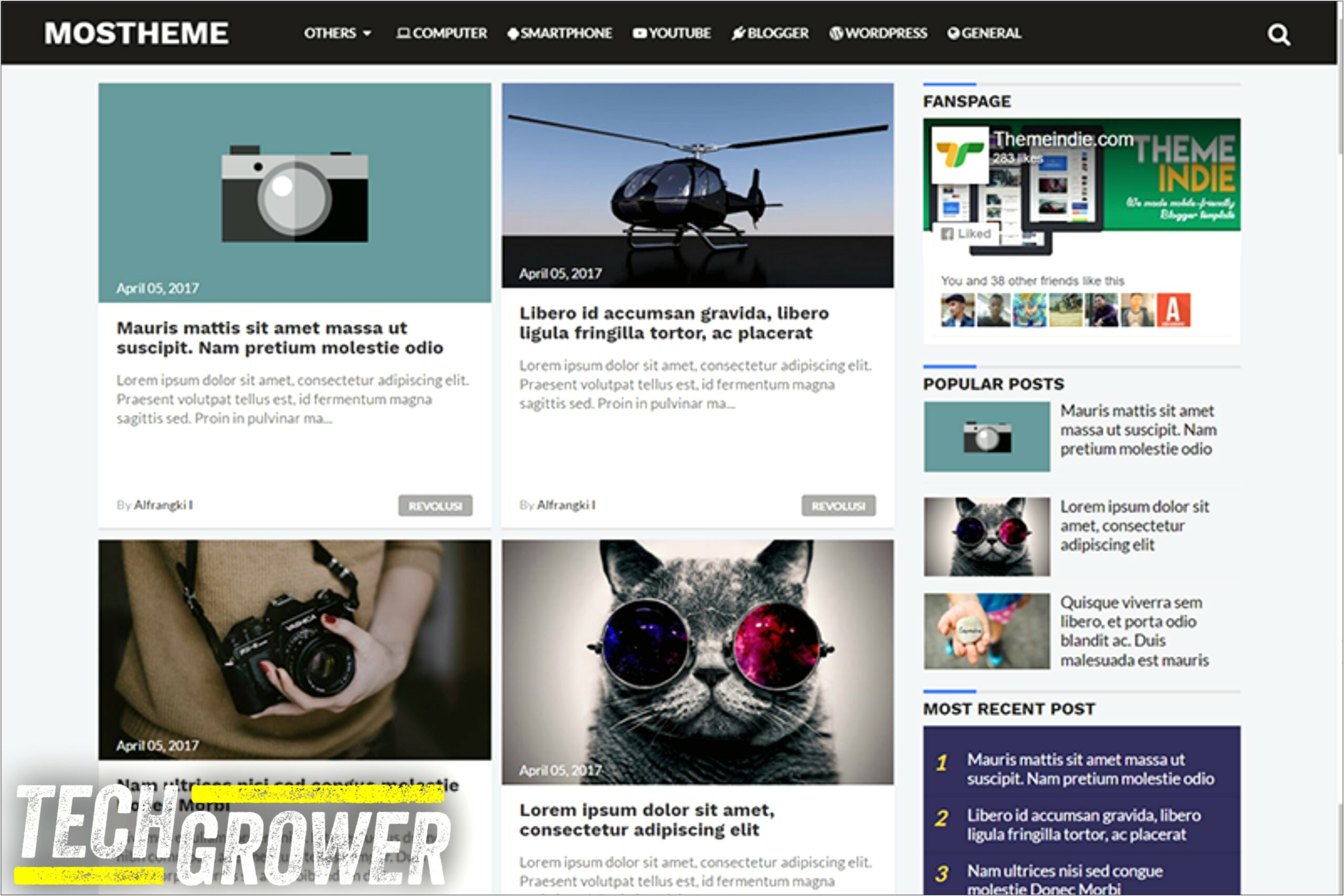 Blogger Best Responsive Template 2020 Free