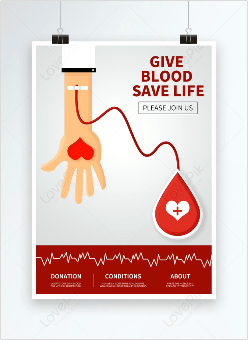 Blood Donation Flyer Template Free Download