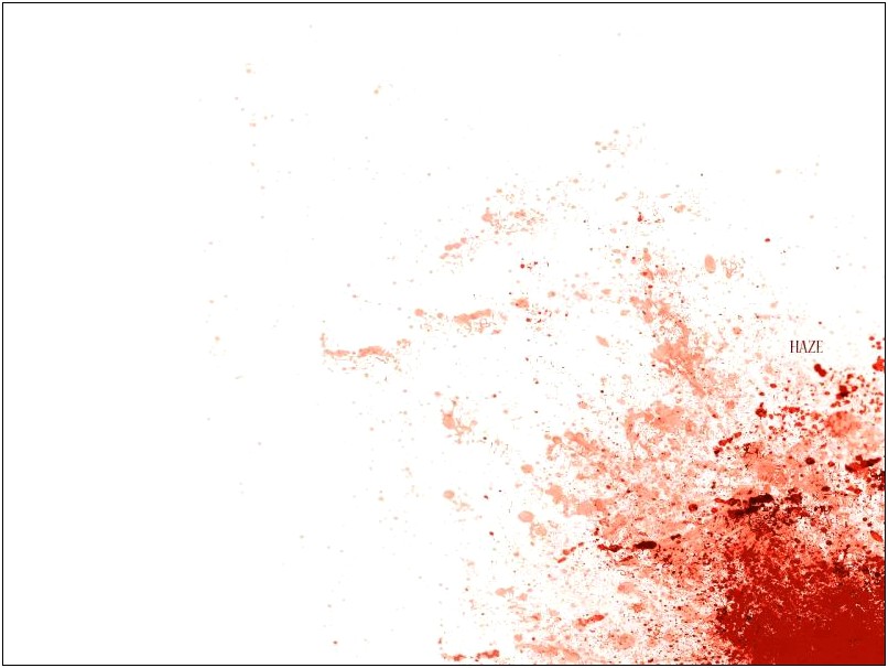 Blood Splatter Powerpoint Template Free Download