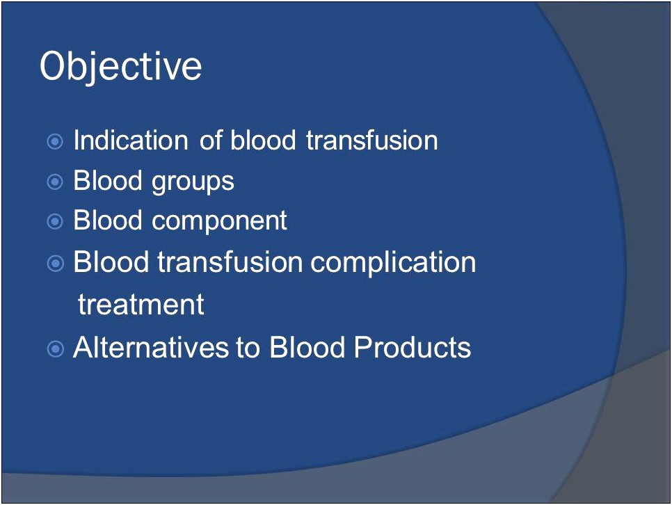 Blood Transfusion Ppt Templates Free Download