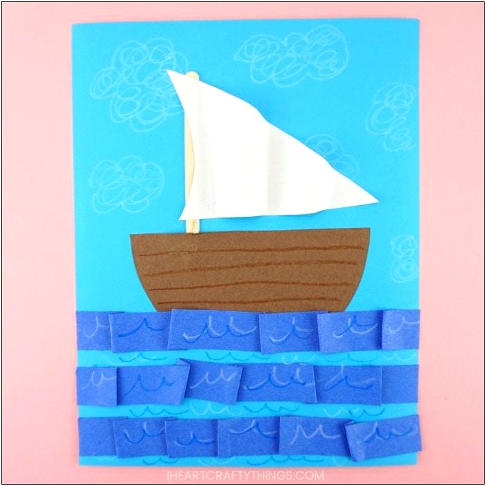 Boat Cut Out Template Craft Free Printable