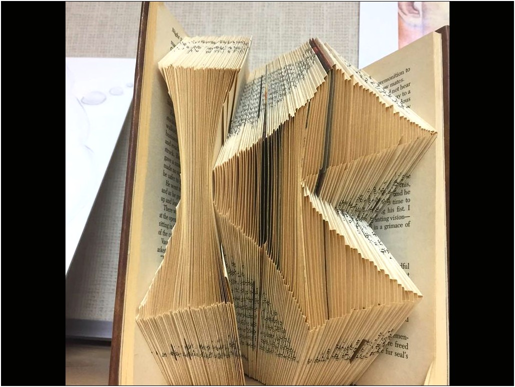 Book Folding Instructions Free A Folding Template