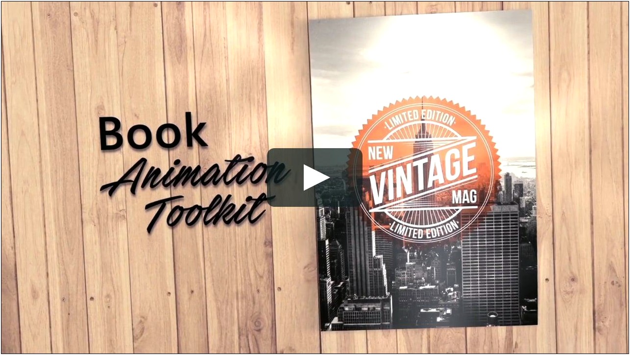 Book Opening Animation Template Free Download